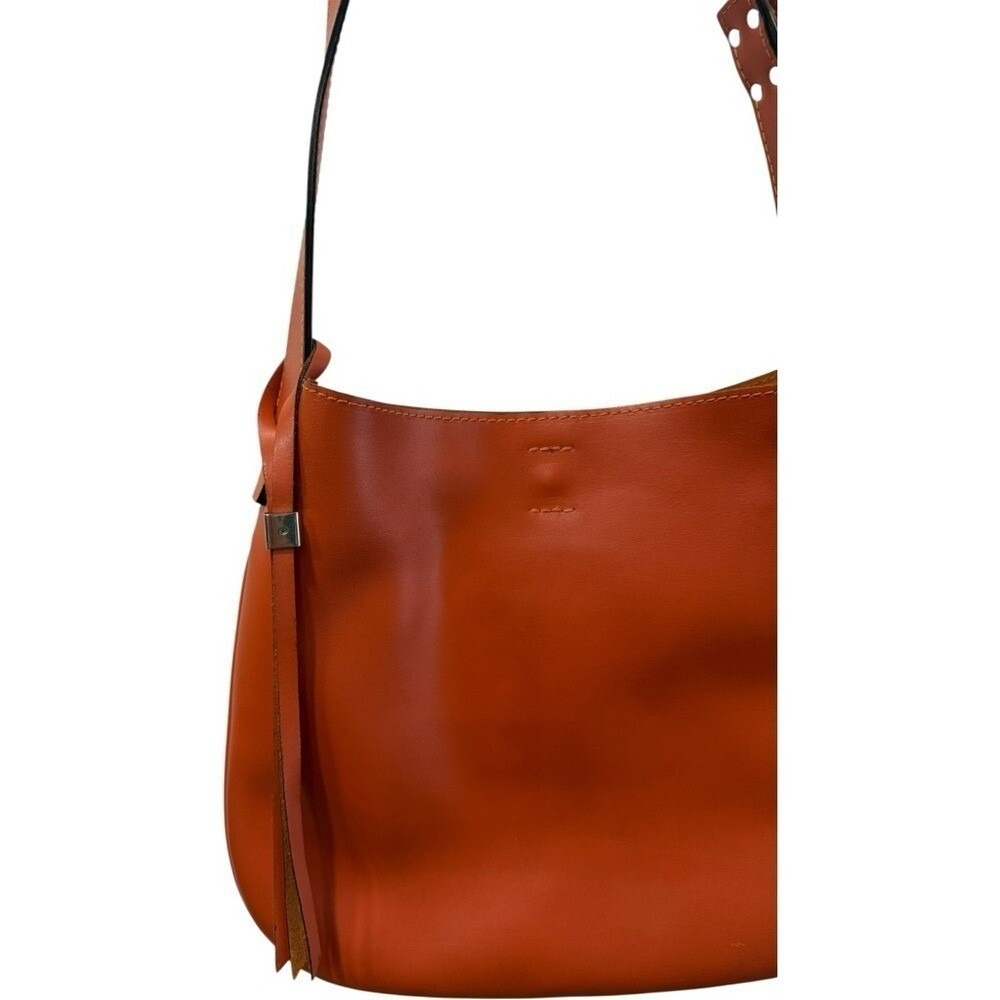 Gianni Chiarini Italian Leather Cognac Crossbody Bag Artisan Crafted Purse